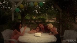 Taboo Lesbian Threesome with three Wives 2