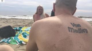 Cameron Skye Huge Tits MILF Sex at the Beach 12