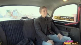 Female Fake Taxi - Super Sexy Petite Lady Bug Gets Fucked with Fishnet Stockings 1