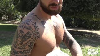 RealityDudes - Tattooed and Sexy Teo Tastes Cock in his Ass 4