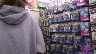 Dollar Store Trip with two Flashing Sisters 10