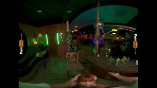 VR 180 - Lauren Stays after Hours on St Patrick's Day to Fuck the Bartender 7