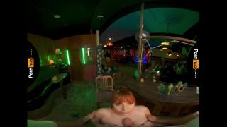 VR 180 - Lauren Stays after Hours on St Patrick's Day to Fuck the Bartender 8