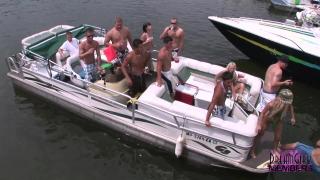 Hot Coeds Party Totally Naked in Lake of the Ozarks 9
