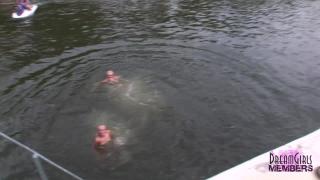 Awesome Lake Party with College Teen Pussy 9