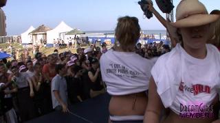 Hot Bikini Coeds Twerk & Show Tits on Spring Break 1