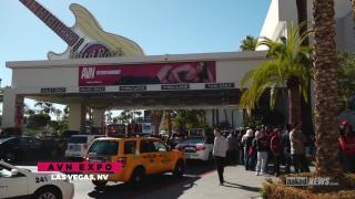 Marina Valmont with Cory Chase, Victoria June and more from the AVN Expo! 1