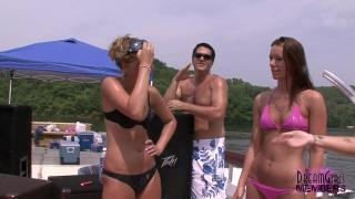 Bikini Coeds Show Pussy at Lake of the Ozarks 6