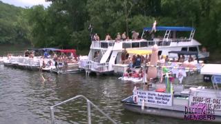 Party Girls Flash & Finger Pussies in Lake of the Ozarks 11