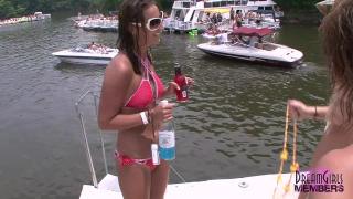 Teen Freaks Party Naked at Awesome Ozarks Boat Party 1
