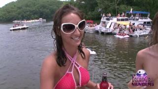Teen Freaks Party Naked at Awesome Ozarks Boat Party 3