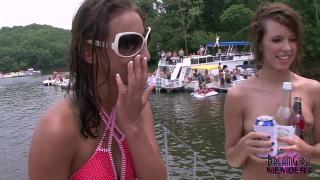 Teen Freaks Party Naked at Awesome Ozarks Boat Party 4