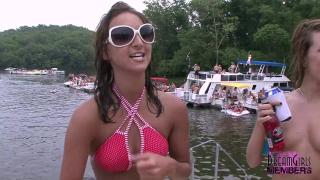 Teen Freaks Party Naked at Awesome Ozarks Boat Party 6