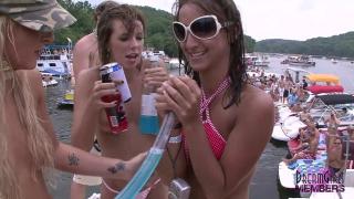 Teen Freaks Party Naked at Awesome Ozarks Boat Party 7