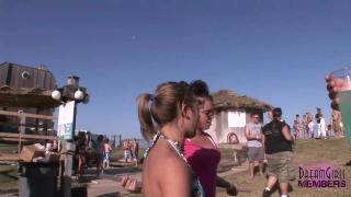 Awesome Spring Break Beach Party & Hot Girl Peeing 12