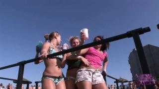 Awesome Spring Break Beach Party & Hot Girl Peeing 6