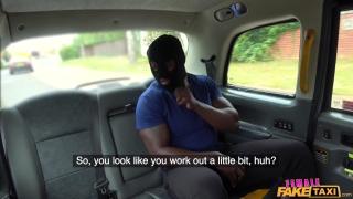 Female Fake Taxi - Masked Robber Fucks Sexy MILF Brooke Jameson 1