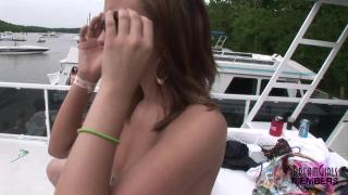 Party Chicks Loose their Tops at Lake of the Ozarks 8