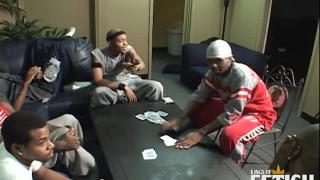 Black Gays get Mouth & Rough Anal Fuck after Playing Cards 2