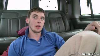 BAIT BUS - Tanner Wayne & Patrick Hunter having Hot Gay Sex in a Van 10