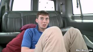 BAIT BUS - Tanner Wayne & Patrick Hunter having Hot Gay Sex in a Van 9