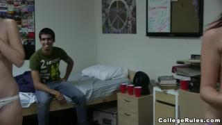 COLLEGE RULES - Tommy Cheats on his GF, she Fucks all of his Friends 2