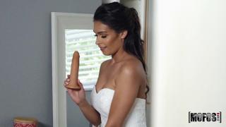 MOFOS - Sexy Katana Kombat Caught Playing with her Pussy on her Wedding Day 3