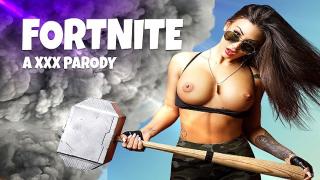 Busty Latina Babe Squritng on your Big Cock in FORTNITE a XXX PARODY 1