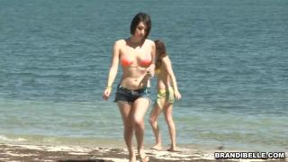 BRANDI BELLE - Teens Fucking on the Beach, so Hot 2