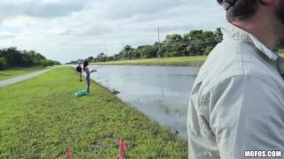 MOFOS - Amazing Latina Maya Bijou Catches a Cock during Fishing 1