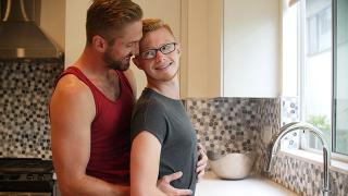 Step Dad Wesley Woods Seduces his Ginger Teen Son to Join him in the Shower