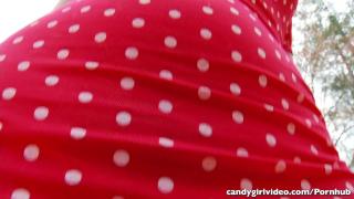 Teen Lacy Upskirt Video with Frontal, Rear View Pantyless Upskirts, Uppie 4