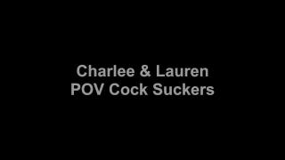POV Charlee Chase Cocksucking Threesome!! 1