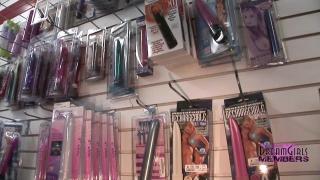 Crazy Teen Shops Totally Naked in a Local Porn Store 7