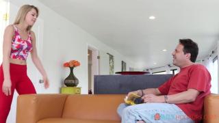 Family Hookups - Kinky Blonde Zoey Monroe Massages her Stepuncle's Hard Cock 1