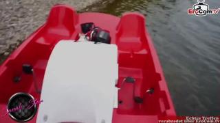 Beautiful Girlfriend Sucks my Dick at Public Sea in the Boat 7