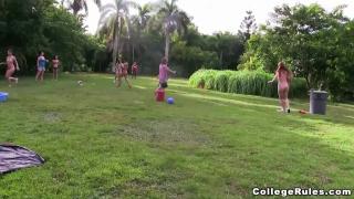 COLLEGE RULES - Slosh Ball / Naked Kick Ball with their Peers 4