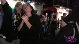 Girl next Door Types Show Big Tits on Bourbon St 4