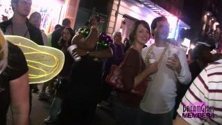 Awesome Street Flashing at Mardi Gras 4