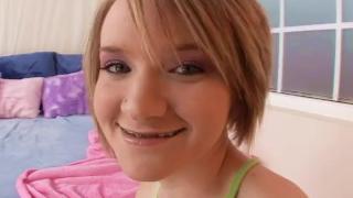 18 YO Braces Teen FAITH DANIELS Huge Cock POV Blowjob and Facial - NICE! A+ 2