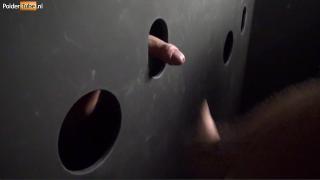 Asian Babe with a Big Ass Sucks and Fucks a Big Dick in a Gloryhole 1