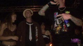 Girls Dance Topless with Vanilla Ice during a Concert 10