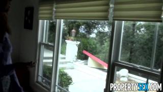 PropertySex - Gorgeous Blonde Agent Bangs Potential Home Buyer 4