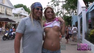 Gorgeous Big Boob Flashers at Fantasy Fest in Key West 5