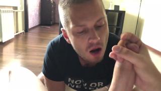 Good Russian Gay Skut Sucks a Big Juicy Cock and Takes it in his Mouth 5