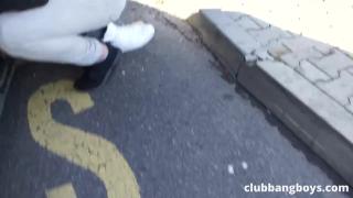 Cute Guy gives a Blowjob for Cash by ClubBangBoys 8