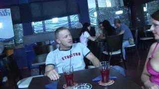 Busty Bitch Fuck in a Restaurant....with her Boyfriend... 1