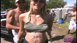 Tits Ass & a Lot of Pussy Shown at a Rock Festival Campground 4