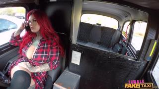 Female Fake Taxi - Busty Taxi Driver Sabien DeMonia Drives Thomas Crazy to Fuck her 1