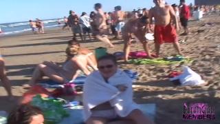 Home Video of Daytime Beach Party on Spring Break 12